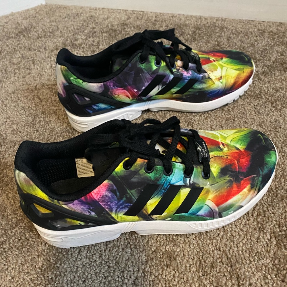 Adidas Mens size 7 Ortholite Torsion Multicolor Shoes, worn once - Picture 3 of 5